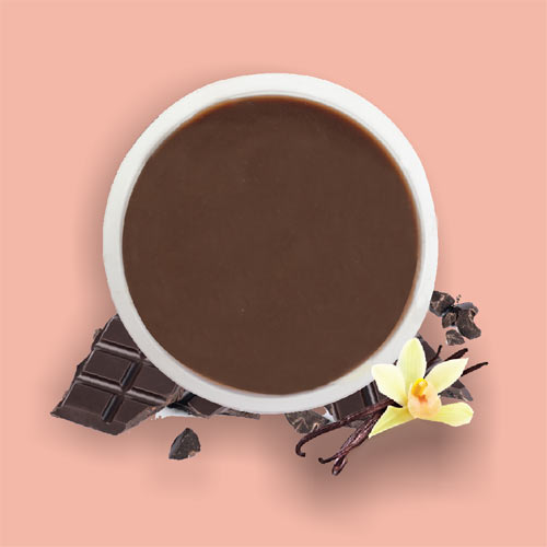 Pudding-coklat-vanilla