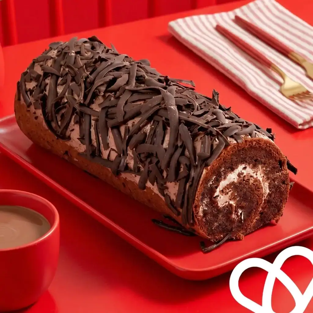 Choco Flake Roll Cake