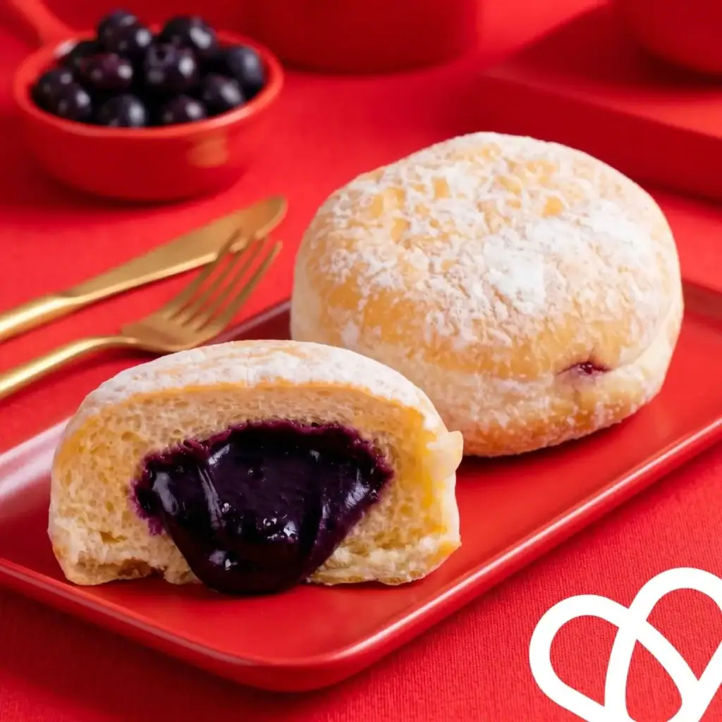 Donat Bomboloni Blueberry
