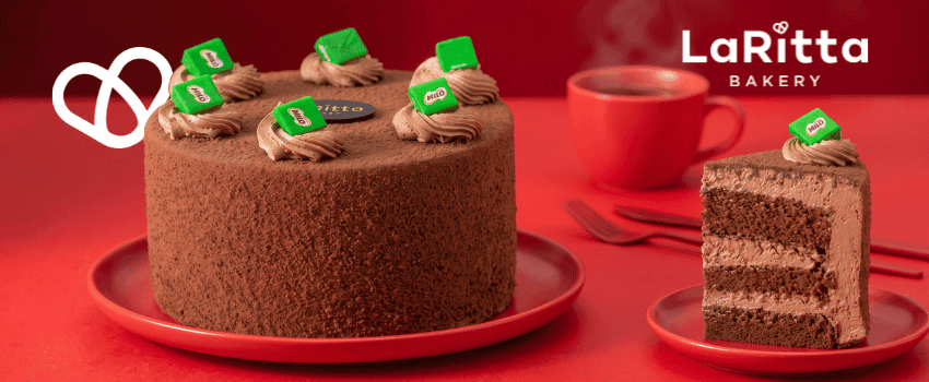 Milo Tart, Black Forest, Red Velvet, dan Nutella Tart LaRitta di Surabaya